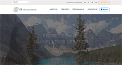 Desktop Screenshot of ertranslations.com